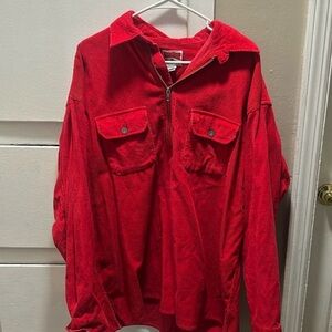 Marlboro Red Corduroy Shirt